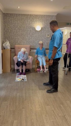 Video post from Collingwood Court care home.