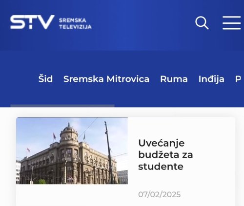 Photo post from sremskatelevizija.