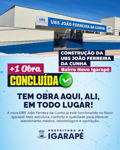 Photo post from prefeituradeigarape.