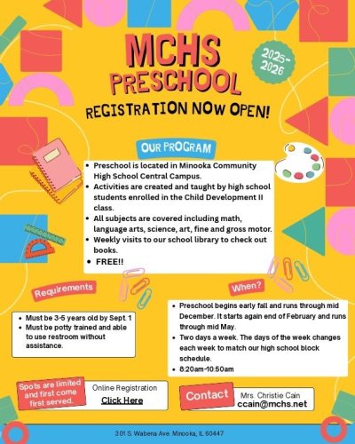 Photo post from mchsdistrict111.