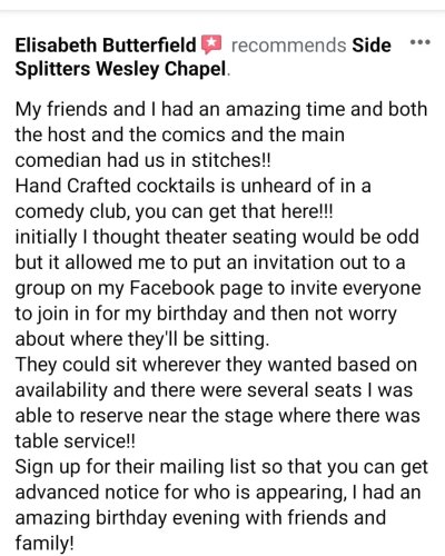 Photo post from sidesplitterswc.