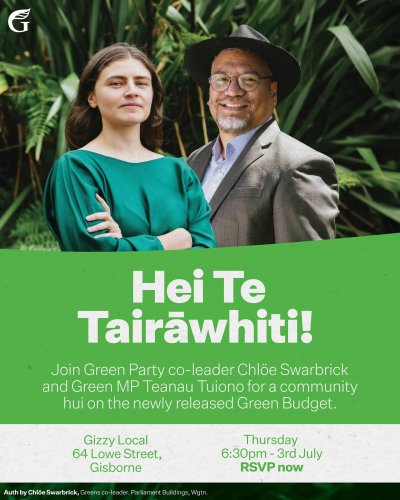 Photo post from nzgreenparty.