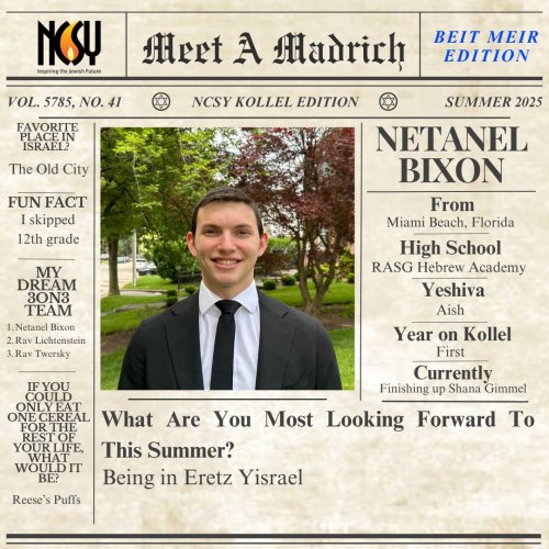 Photo post from ncsykollel.