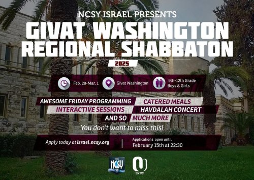 Photo post from ncsyisrael.