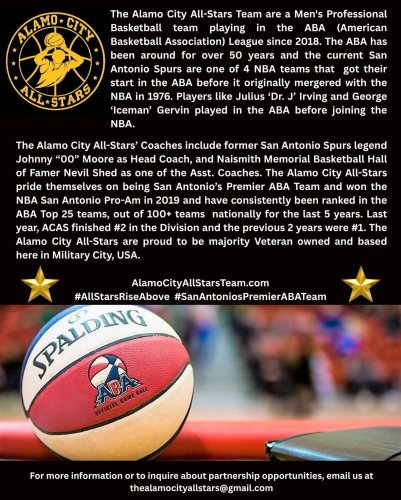 Photo post from thealamocityallstars.