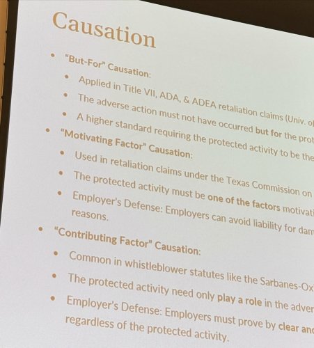 Photo post from laborlawtexasbar.