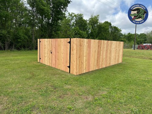 Carousel post from loosianafenceandpatios.