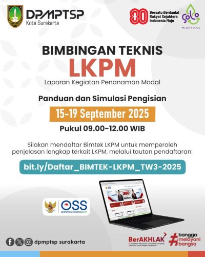 Photo post from dpmptsp.surakarta.