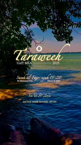 Video post from uoftmsa.