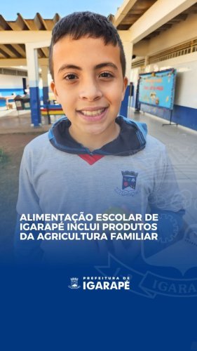 Video post from prefeituradeigarape.