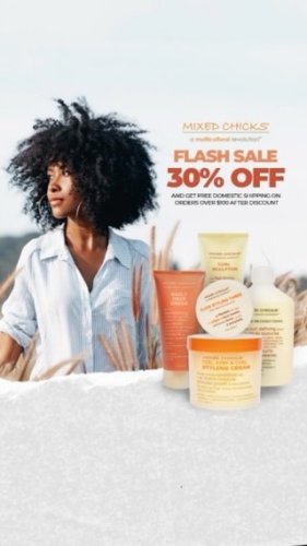 Video post from mixedchickshair.