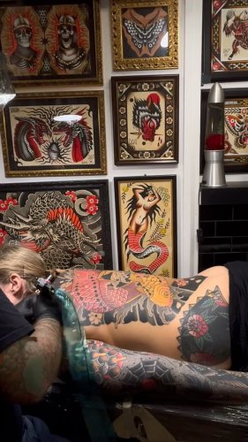 Video post from dap_skingdomtattoo.