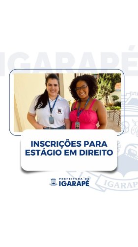 Video post from prefeituradeigarape.