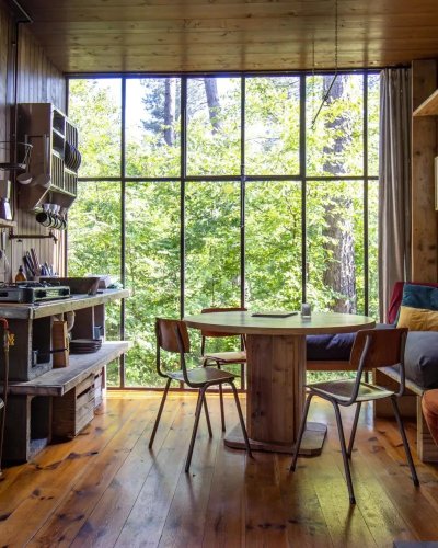 Carousel post from glampings.