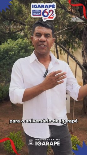 Video post from prefeituradeigarape.