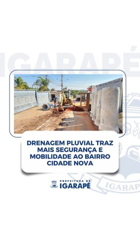 Video post from prefeituradeigarape.