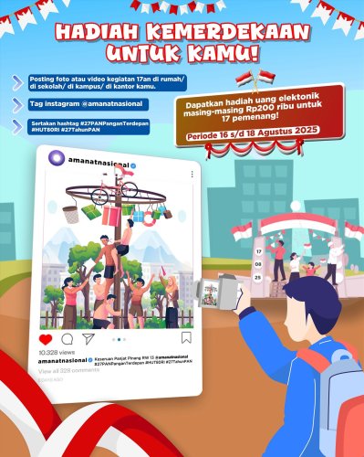 Photo post from amanatnasional.