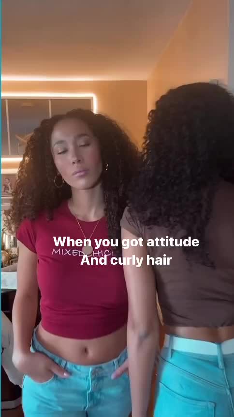 Video post from mixedchickshair.
