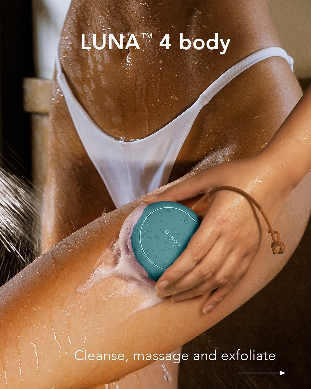 FOREO LUNA™ 4 body | Exfoliating Sonic Body Brush