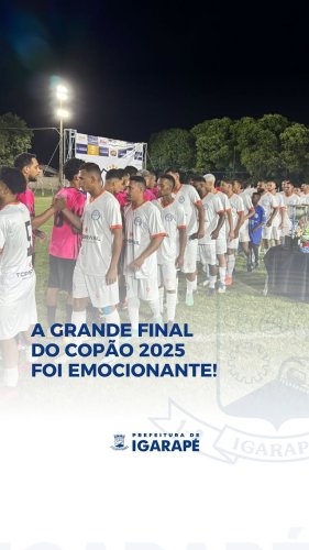 Video post from prefeituradeigarape.