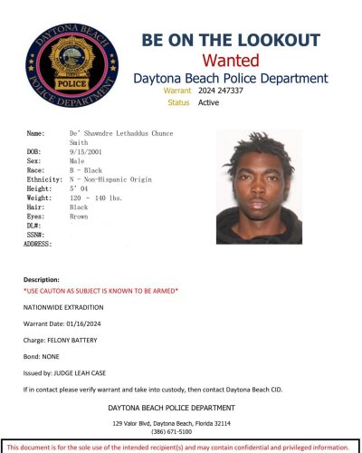 Photo post from daytonabeachpolice.