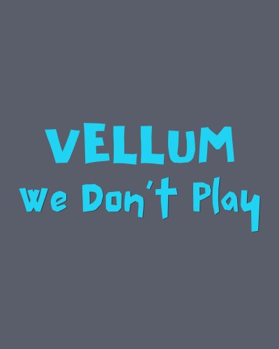 Photo post from vellum.objects.