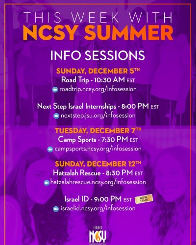Photo post from ncsyisraelid.