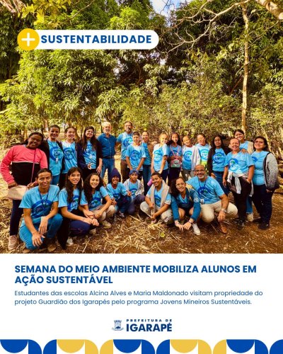 Carousel post from prefeituradeigarape.