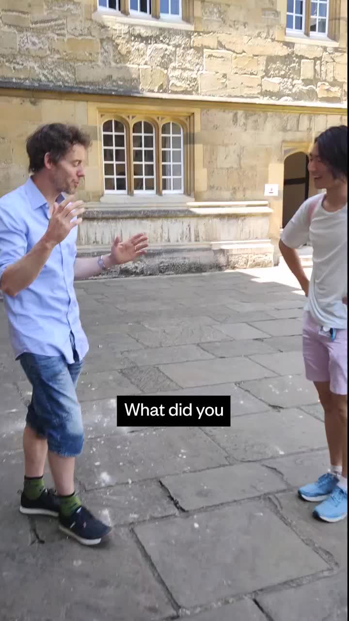 Video post from wadhamoxford.