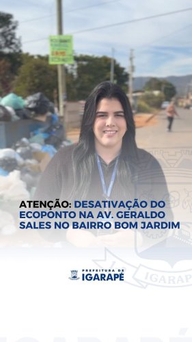 Video post from prefeituradeigarape.