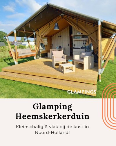 Carousel post from glampings.