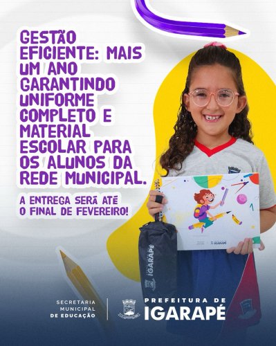 Photo post from prefeituradeigarape.