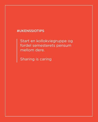 Photo post from siostudentliv.