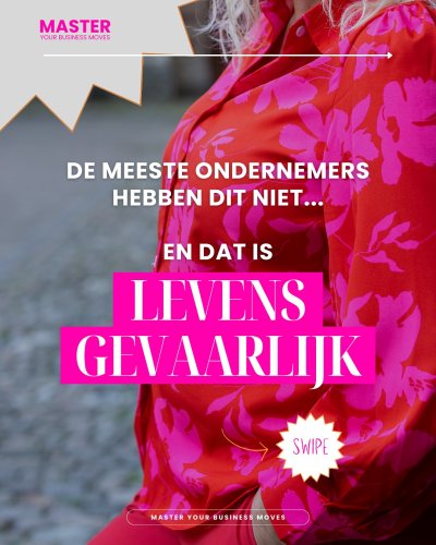 Carousel post from masteryourbusinessmoves.nl.