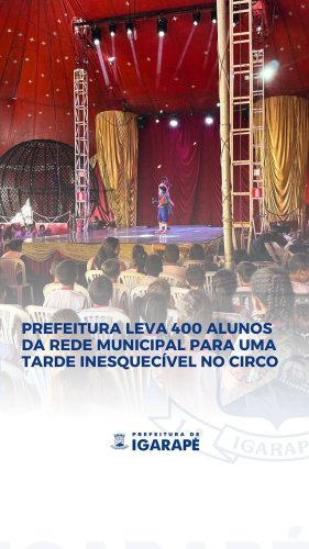 Video post from prefeituradeigarape.