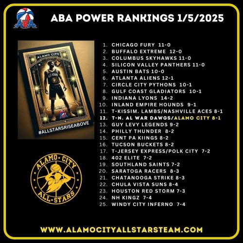Photo post from thealamocityallstars.
