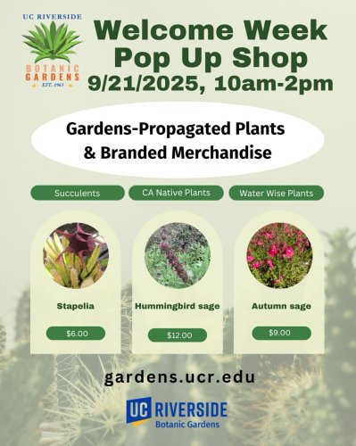 Photo post from ucrbotanicgardens.