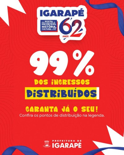 Photo post from prefeituradeigarape.