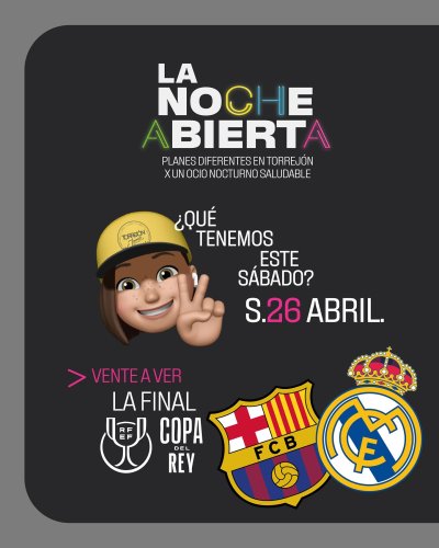 Carousel post from torrejonjoven.