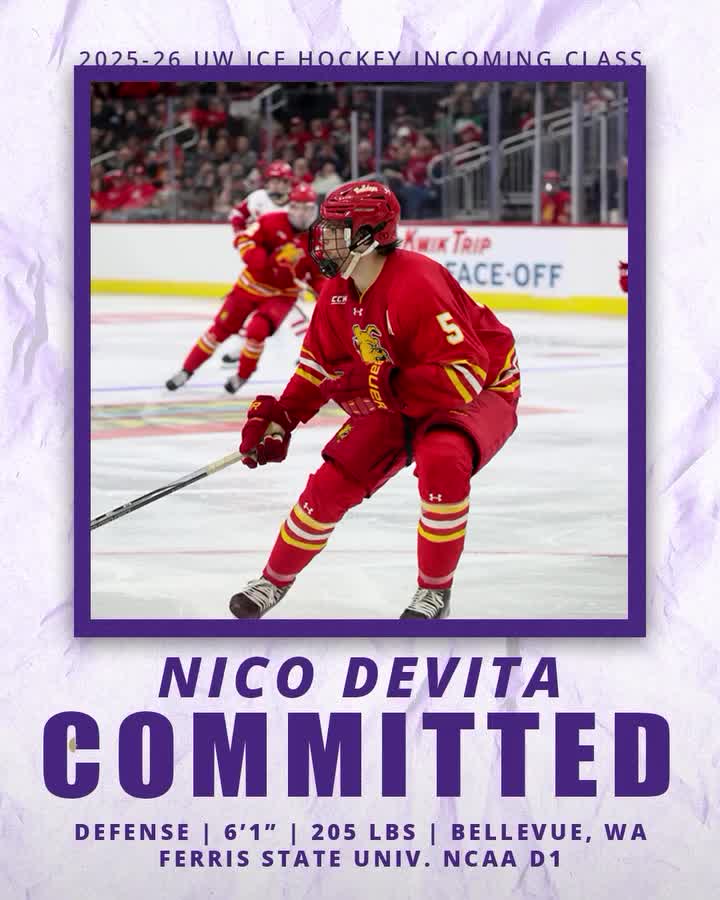 Video post from uw_icehockey.