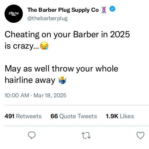 Photo post from iamthebarberplug.