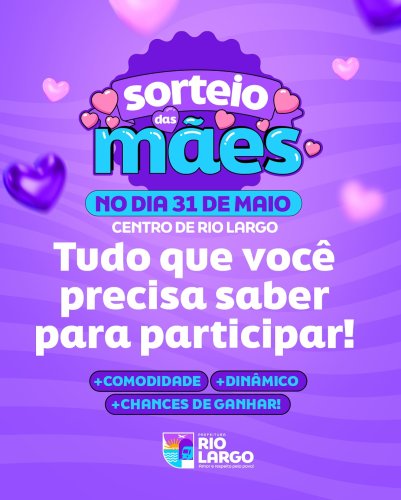 Carousel post from prefeiturariolargo.