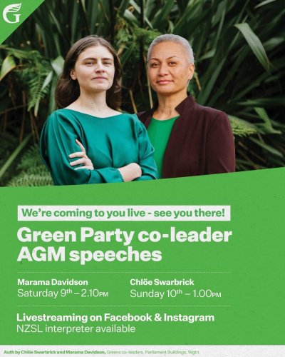 Photo post from nzgreenparty.