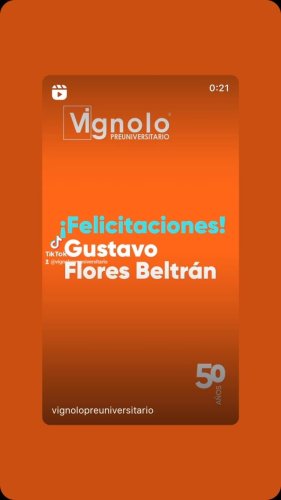 Video post from vignolopreuniversitario.