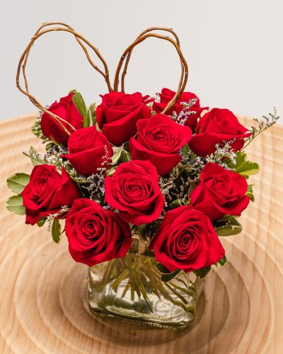 One Dozen Ultimate Red Roses in Fredericksburg VA