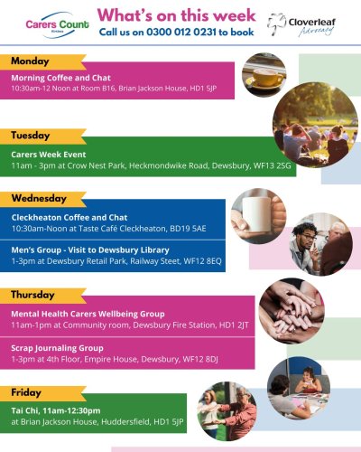 Photo post from carerscountkirklees.