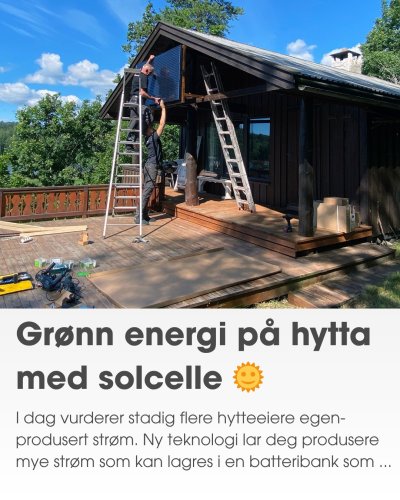 Photo post from hyttetorget.