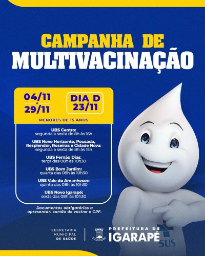 Photo post from prefeituradeigarape.