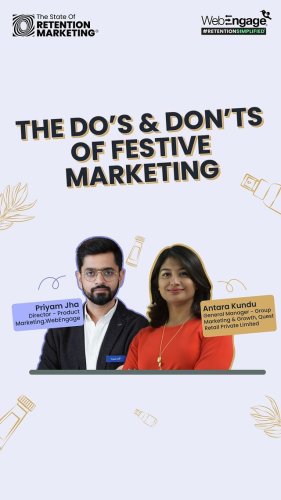 Video post from webengage.