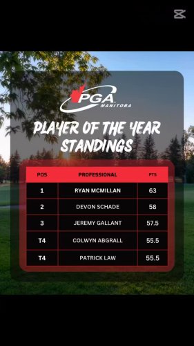 Video post from pgaofmanitoba.